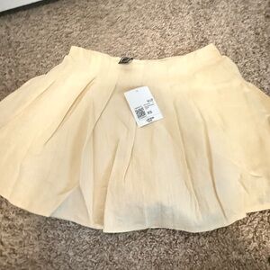 Forever 21 Cream Skater Skirt
